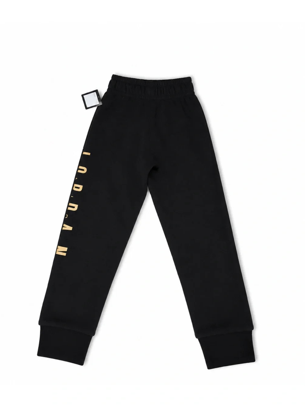 Jordan Black Hoodie & Joggers Set with Gold and Silver Jumpman Print